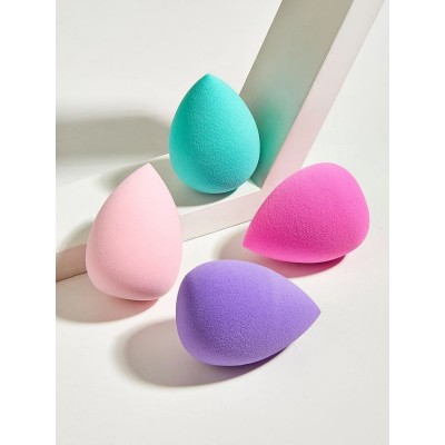 Pack 4 esponjas maquillaje sin siliconas ergonómicas colores aleatorios